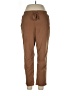 Style&Co Solid Brown Casual Pants Size L - photo 1