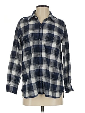 Current/Elliott Long Sleeve Button-Down Shirt (view 1)