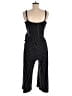 Kaileigh Stripes Black Jumpsuit Size M - photo 2
