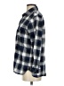 Current/Elliott 100% Cotton Plaid Blue Long Sleeve Button-Down Shirt Size 2 - photo 5