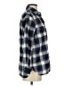 Current/Elliott 100% Cotton Plaid Blue Long Sleeve Button-Down Shirt Size 2 - photo 4