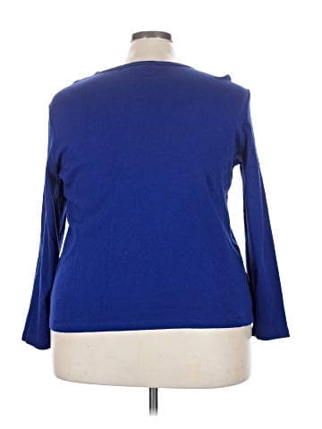Lauren by Ralph Lauren 3/4 Sleeve T-Shirt (view 2)