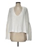Free People 100% Cotton White Pullover Sweater Size S - photo 1