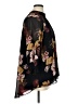 DR2 100% Polyester Floral Black 3/4 Sleeve Blouse Size XL - photo 4