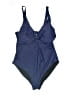 Unbranded Solid Blue One Piece Swimsuit Size XL - photo 1
