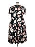 Torrid Floral Black Casual Dress Size 3X Plus (3) - photo 2