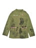 Desigual 100% Cotton Graphic Green Jacket Size 9 - photo 1