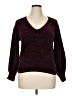 Tommy Bahama 100% Polyester Tweed Burgundy Pullover Sweater Size 14 - photo 1