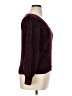 Tommy Bahama 100% Polyester Tweed Burgundy Pullover Sweater Size 14 - photo 4