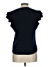 Adrianna Papell Blue Short Sleeve Top Size L (estimated) - photo 2