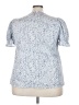 Unbranded Blue Short Sleeve Blouse Size 3X - photo 2