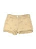 Old Navy 100% Cotton Hearts Tan Khaki Shorts Size 7R - photo 1