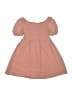 Old Navy 100% Polyester Solid Pink Dress Size XS (kids) - photo 2