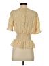 Sienna Sky Yellow Short Sleeve Blouse Size S - photo 2