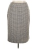 Jones Studio 100% Polyester Houndstooth Gray Formal Skirt Size 14 - photo 1