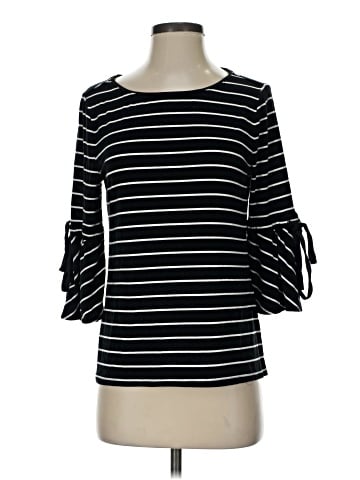 White House Black Market 3/4 Sleeve T-Shirt (view 1)