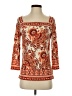MICHAEL Michael Kors Orange 3/4 Sleeve Top Size S - photo 1