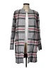 Tahari Plaid Gray Cardigan Size L - photo 1