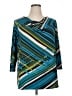Norm Thompson Teal 3/4 Sleeve Blouse Size XL - photo 1