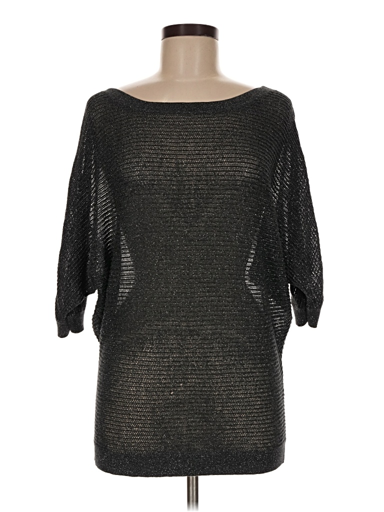 Pre-owned Express Pullover Sweater In Black