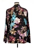 Style Studio 100% Polyester Floral Black Long Sleeve Blouse Size XL - photo 2