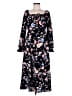 Unbranded Floral Black Casual Dress Size S - photo 1