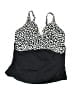 Lands' End Animal Print Black Swimsuit Top Size 20W - photo 1