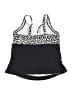 Lands' End Animal Print Black Swimsuit Top Size 20W - photo 2