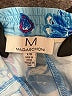 M Magaschoni 100% Polyester Tropical Blue Casual Pants Size L - photo 7