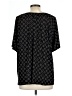 AK Anne Klein Black Short Sleeve Blouse Size L (estimated) - photo 2