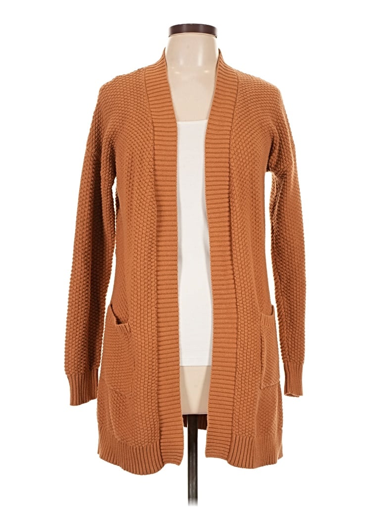 Pre-owned Max Studio Cardigan Sweater In Brown