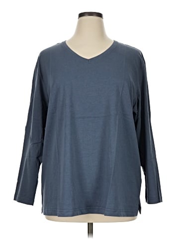 Ulla Popken 3/4 Sleeve T-Shirt (view 1)