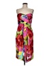 Chetta B Tropical Pink Cocktail Dress Size L (estimated) - photo 1