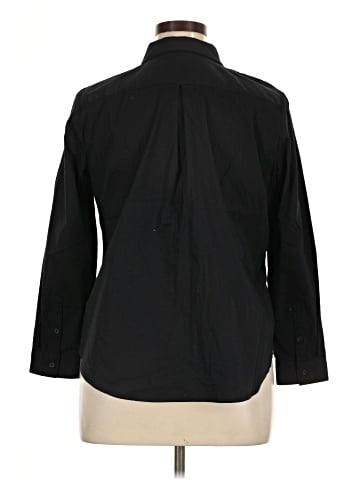 Nine West Long Sleeve Button-Down Shirt (view 2)