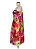 Chetta B Tropical Pink Cocktail Dress Size L (estimated) - photo 5