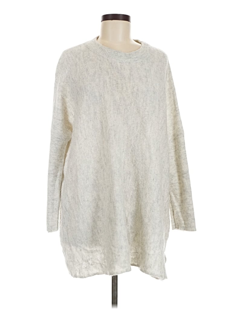Pre-owned H&m Pullover Sweater In Silver