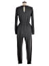 As U Wish Metallic Gray Jumpsuit Size M - photo 2