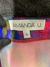 Amanda U. 100% Polyester Print Pink Cocktail Dress Size S - photo 7