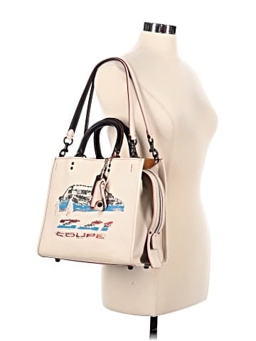 Coach Factory Leather Satchel (view 2)