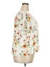 Daniel Rainn 100% Rayon Floral Ivory Short Sleeve Blouse Size 3X - photo 4