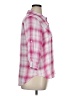 Da-sh Plaid Stripes Pink 3/4 Sleeve Button-Down Shirt Size XL - photo 4