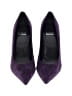 Stuart Weitzman 100% Leather Purple Heels Size 8 (wide) - photo 2