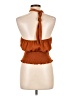 Forever 21 100% Polyester Orange Sleeveless Blouse Size L - photo 2