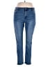 Assorted Brands Solid Blue Jeans Size XXL - photo 1