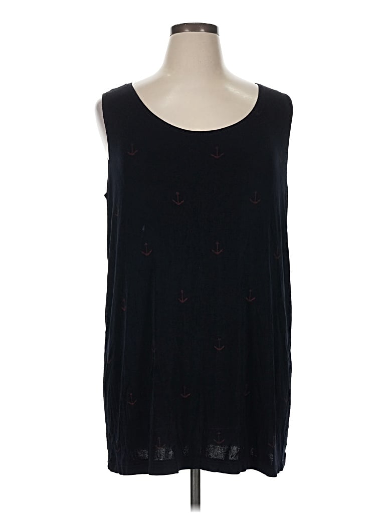 Pre-owned Slinky Brand Sleeveless T-shirt In Black