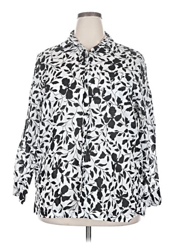 Lauren by Ralph Lauren 3/4 Sleeve Blouse (view 1)