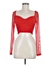 Princess Polly Red Long Sleeve Top Size 6 - photo 1