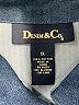 Denim & Co 100% Cotton Blue Denim Jacket Size 1X - photo 6