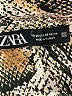 Zara 100% Polyester Animal Print Gold Casual Skirt Size XS - photo 3