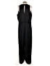 Ann Taylor LOFT 100% Polyester Solid Black Jumpsuit Size 10 - photo 2